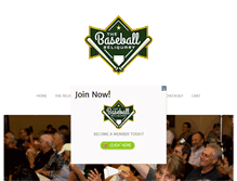 Tablet Screenshot of baseballreliquary.org
